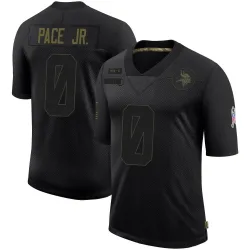 Men's Ivan Pace Jr. Minnesota Vikings No.0 Limited 2020 Salute To Service Jersey - Black