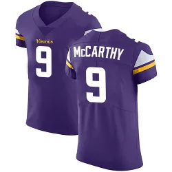 Men's J.J. McCarthy Minnesota Vikings No.9 Elite Team Color Vapor Untouchable Jersey - Purple