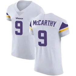 Men's J.J. McCarthy Minnesota Vikings No.9 Elite Vapor Untouchable Jersey - White
