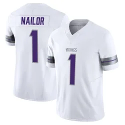 Men's Jalen Nailor Minnesota Vikings No.1 Limited Alternate Vapor F.U.S.E. Jersey - White