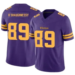 Men's James O'Shaughnessy Minnesota Vikings No.89 Limited Alternate Vapor F.U.S.E. Jersey - Purple