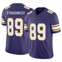 Men's James O'Shaughnessy Minnesota Vikings No.89 Limited Classic Vapor F.U.S.E. Jersey - Purple