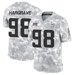 Men's Javon Hargrave Minnesota Vikings No.98 Limited 2024 Salute to Service Jersey - Arctic Camo