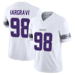 Men's Javon Hargrave Minnesota Vikings No.98 Limited Alternate Vapor F.U.S.E. Jersey - White