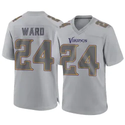 Men's Jay Ward Minnesota Vikings No.24 Game Atmosphere Fashion Jersey - Gray