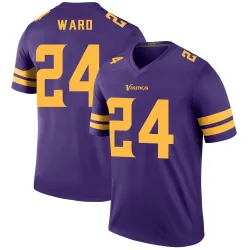 Men's Jay Ward Minnesota Vikings No.24 Legend Color Rush Jersey - Purple