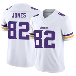 Men's Jeshaun Jones Minnesota Vikings No.82 Limited Vapor F.U.S.E. Jersey - White