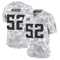 Men's Jihad Ward Minnesota Vikings No.52 Limited 2024 Salute to Service Jersey - Arctic Camo