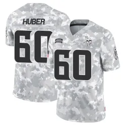 Men's Joe Huber Minnesota Vikings No.60 Limited 2024 Salute to Service Jersey - Arctic Camo