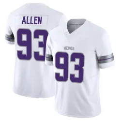 Men's Jonathan Allen Minnesota Vikings No.93 Limited Alternate Vapor F.U.S.E. Jersey - White