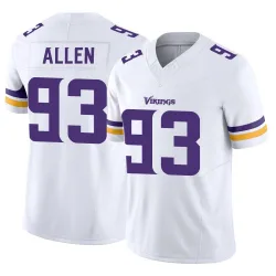 Men's Jonathan Allen Minnesota Vikings No.93 Limited Vapor F.U.S.E. Jersey - White