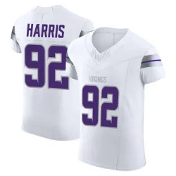 Men's Jonathan Harris Minnesota Vikings No.92 Elite Alternate Vapor F.U.S.E. Jersey - White