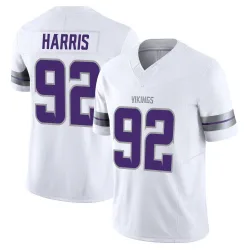 Men's Jonathan Harris Minnesota Vikings No.92 Limited Alternate Vapor F.U.S.E. Jersey - White