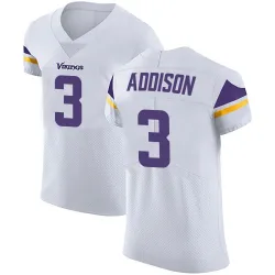 Men's Jordan Addison Minnesota Vikings No.3 Elite Vapor Untouchable Jersey - White
