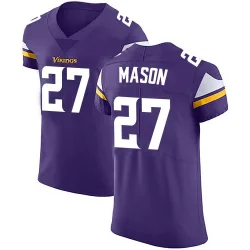 Men's Jordan Mason Minnesota Vikings No.27 Elite Team Color Vapor Untouchable Jersey - Purple