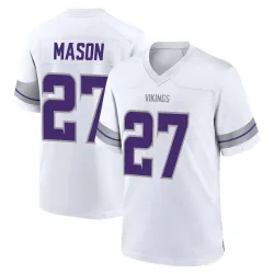 Men's Jordan Mason Minnesota Vikings No.27 Game Alternate Jersey - White