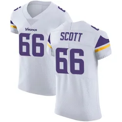 Men's Jordon Scott Minnesota Vikings No.66 Elite Vapor Untouchable Jersey - White