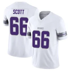 Men's Jordon Scott Minnesota Vikings No.66 Limited Alternate Vapor F.U.S.E. Jersey - White