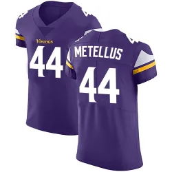 Men's Josh Metellus Minnesota Vikings No.44 Elite Team Color Vapor Untouchable Jersey - Purple