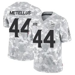 Men's Josh Metellus Minnesota Vikings No.44 Limited 2024 Salute to Service Jersey - Arctic Camo