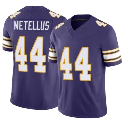 Men's Josh Metellus Minnesota Vikings No.44 Limited Classic Vapor F.U.S.E. Jersey - Purple