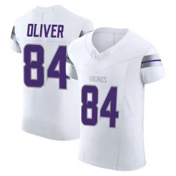 Men's Josh Oliver Minnesota Vikings No.84 Elite Alternate Vapor F.U.S.E. Jersey - White