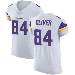 Men's Josh Oliver Minnesota Vikings No.84 Elite Vapor Untouchable Jersey - White