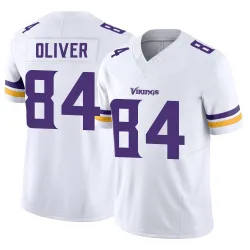 Men's Josh Oliver Minnesota Vikings No.84 Limited Vapor F.U.S.E. Jersey - White