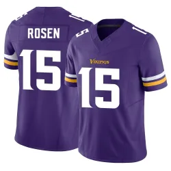 Men's Josh Rosen Minnesota Vikings No.15 Limited Vapor F.U.S.E. Jersey - Purple