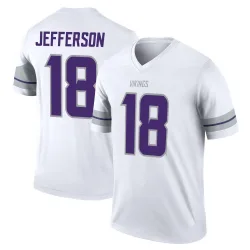 Men's Justin Jefferson Minnesota Vikings No.18 Legend Alternate Jersey - White