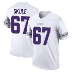 Men's Justin Skule Minnesota Vikings No.67 Legend Alternate Jersey - White