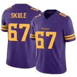 Men's Justin Skule Minnesota Vikings No.67 Limited Alternate Vapor F.U.S.E. Jersey - Purple