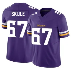 Men's Justin Skule Minnesota Vikings No.67 Limited Vapor F.U.S.E. Jersey - Purple
