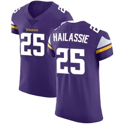Men's Kahlef Hailassie Minnesota Vikings No.25 Elite Team Color Vapor Untouchable Jersey - Purple