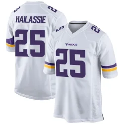 Men's Kahlef Hailassie Minnesota Vikings No.25 Game Jersey - White