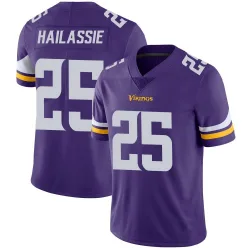 Men's Kahlef Hailassie Minnesota Vikings No.25 Limited Team Color Vapor Untouchable Jersey - Purple