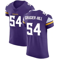 Men's Kamu Grugier-Hill Minnesota Vikings No.54 Elite Team Color Vapor Untouchable Jersey - Purple