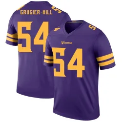 Men's Kamu Grugier-Hill Minnesota Vikings No.54 Legend Color Rush Jersey - Purple