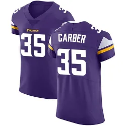 Men's Keenan Garber Minnesota Vikings No.35 Elite Team Color Vapor Untouchable Jersey - Purple