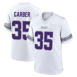 Men's Keenan Garber Minnesota Vikings No.35 Game Alternate Jersey - White