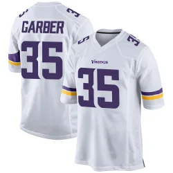 Men's Keenan Garber Minnesota Vikings No.35 Game Jersey - White