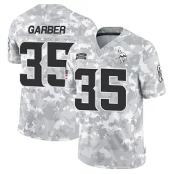 Men's Keenan Garber Minnesota Vikings No.35 Limited 2024 Salute to Service Jersey - Arctic Camo