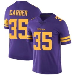 Men's Keenan Garber Minnesota Vikings No.35 Limited Color Rush Jersey - Purple