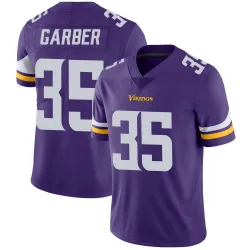 Men's Keenan Garber Minnesota Vikings No.35 Limited Team Color Vapor Untouchable Jersey - Purple