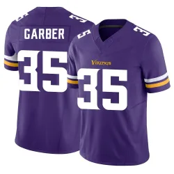 Men's Keenan Garber Minnesota Vikings No.35 Limited Vapor F.U.S.E. Jersey - Purple