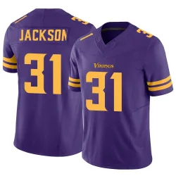 Men's Khyree Jackson Minnesota Vikings No.31 Limited Alternate Vapor F.U.S.E. Jersey - Purple