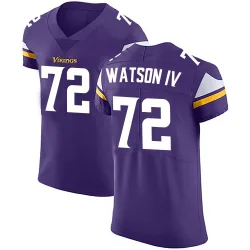 Men's Leroy Watson IV Minnesota Vikings No.72 Elite Team Color Vapor Untouchable Jersey - Purple