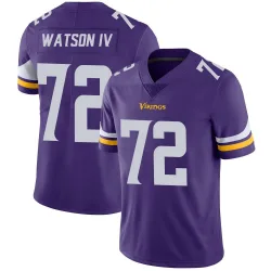 Men's Leroy Watson IV Minnesota Vikings No.72 Limited Team Color Vapor Untouchable Jersey - Purple