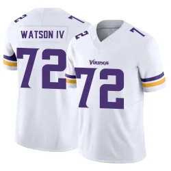 Men's Leroy Watson IV Minnesota Vikings No.72 Limited Vapor F.U.S.E. Jersey - White