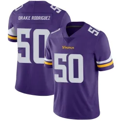Men's Levi Drake Rodriguez Minnesota Vikings No.50 Limited Team Color Vapor Untouchable Jersey - Purple